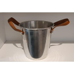 Balde Inox G alça de couro