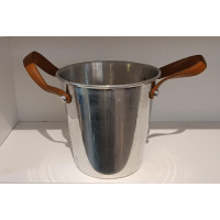 Balde Inox G alça de couro Balde Inox G alça de couro