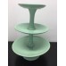 Suporte porcelana verde candy 3 andares