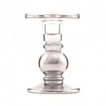 Castiçal de Cristal Duo