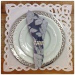 Guardanapo Azul Floral