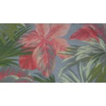 Toalha Floral Laranja 