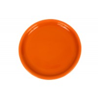 Suporte porcelana laranja  G sem pé  Suporte porcelana laranja  G sem pé