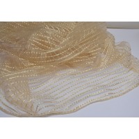 Acabamento listrado c/ dourado