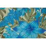 Toalha Floral Azul 1.50x1,50 