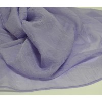 Acabamento voal amassado lilas