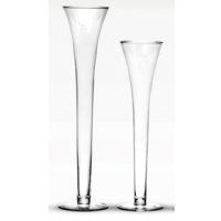 Vaso de vidro tulipa baixo Vaso de vidro tulipa baixo