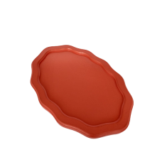 Bandeja Oval Coral MDF - 002078 Bandeja Oval Coral MDF - 002078