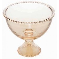 Taça Cristal Real c/ Pé Âmbar Pearl - 002425 Taça Cristal Real c/ Pé Âmbar Pearl - 002425