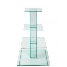 Suporte Vidro 4 Bases Quadrado - 000646 Suporte Vidro 4 Bases Quadrado - 000646